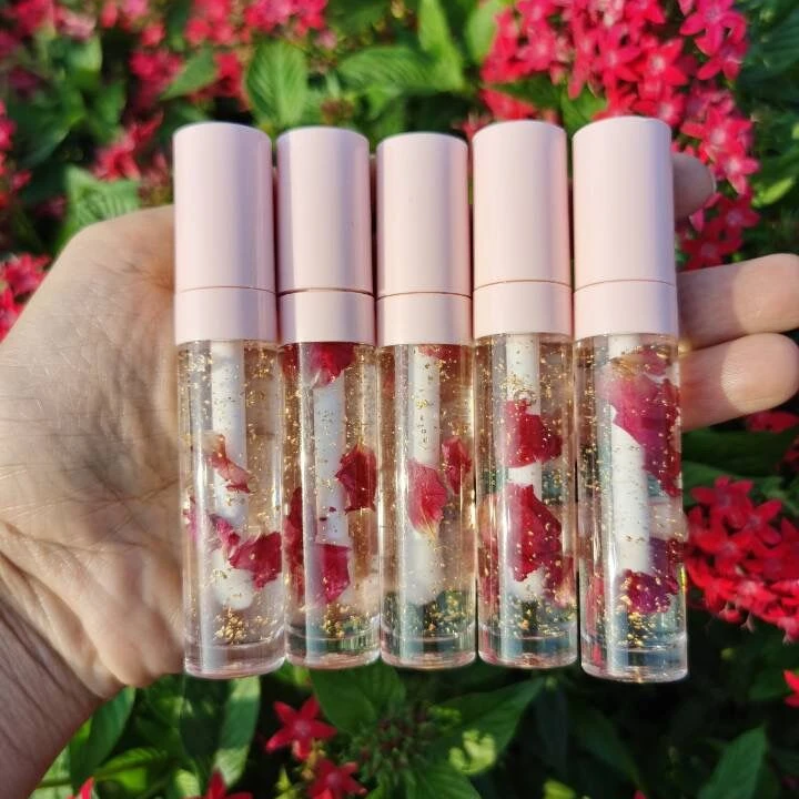 

Hot Sell Glitter Honey Baby Pink Oral Creme Eco Friendly Stick And Plumper Embalagem Shiny Private Label Cosmetic Lip Gloss