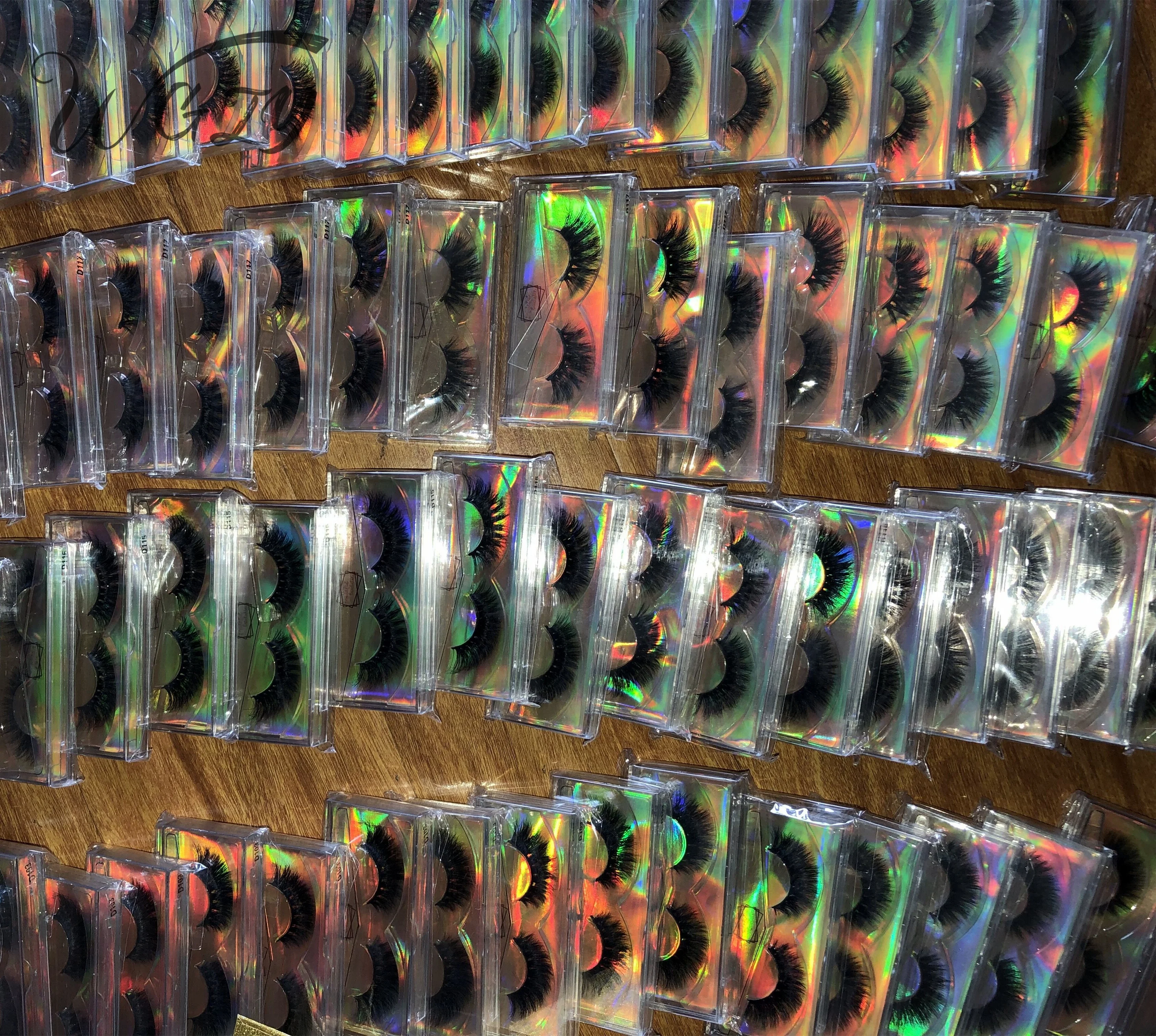 

Lashes3d wholesale vendor bulk 3d mink eyelashes private label 25 mm mink eyelash, Natural black