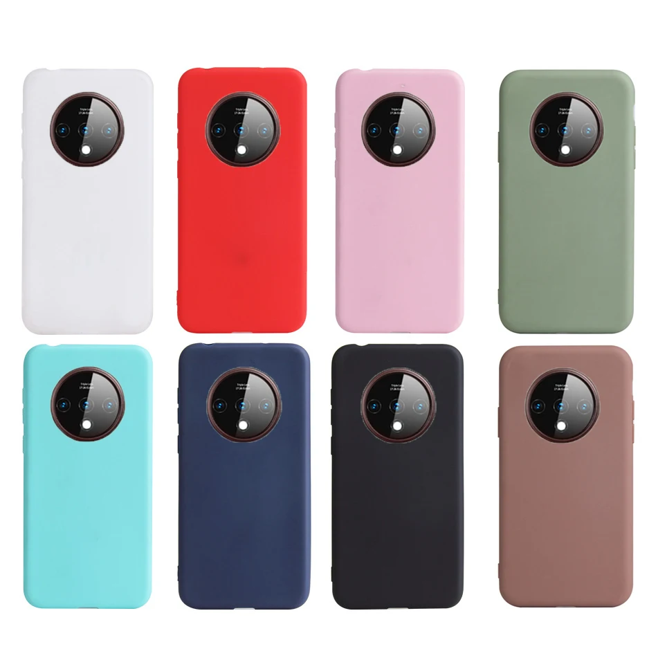 

Candy Soft Silicone TPU Gel Phone Case For Oneplus 8 7T Pro 6 6T 5T 5 One Plus Nord Matte Cover