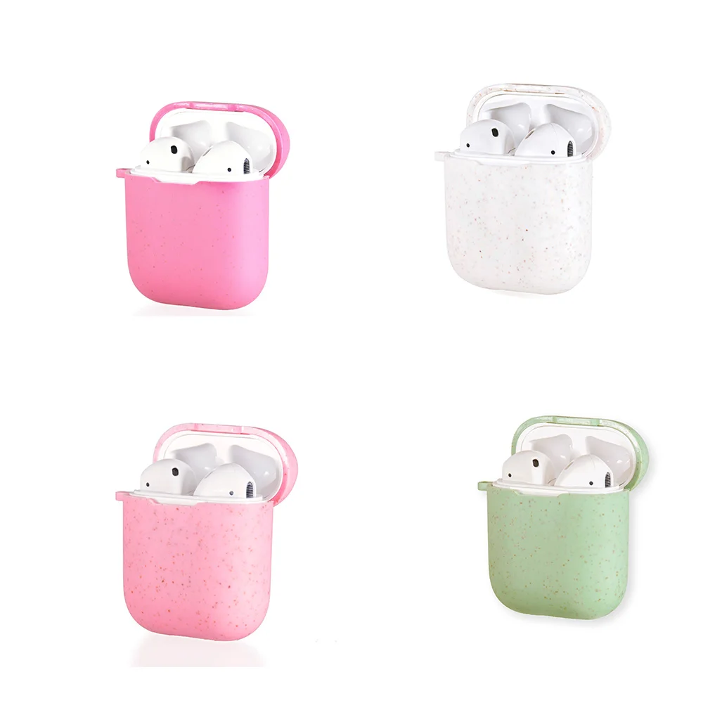 

Plasticless Shock Proof Pla Material Eco-friendly Earphone Storage Case Wireless Earphone Case For Airpod Pro, Beige ,green ,pink, purple or pms color