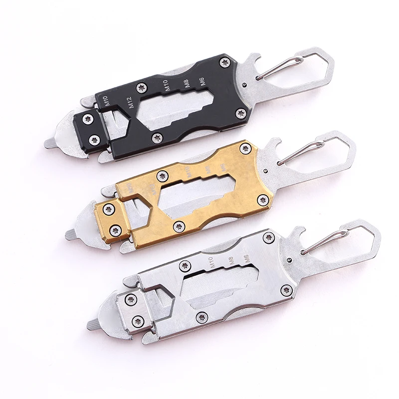 h2428 带锁小野营折叠刀的新刀回锁口袋