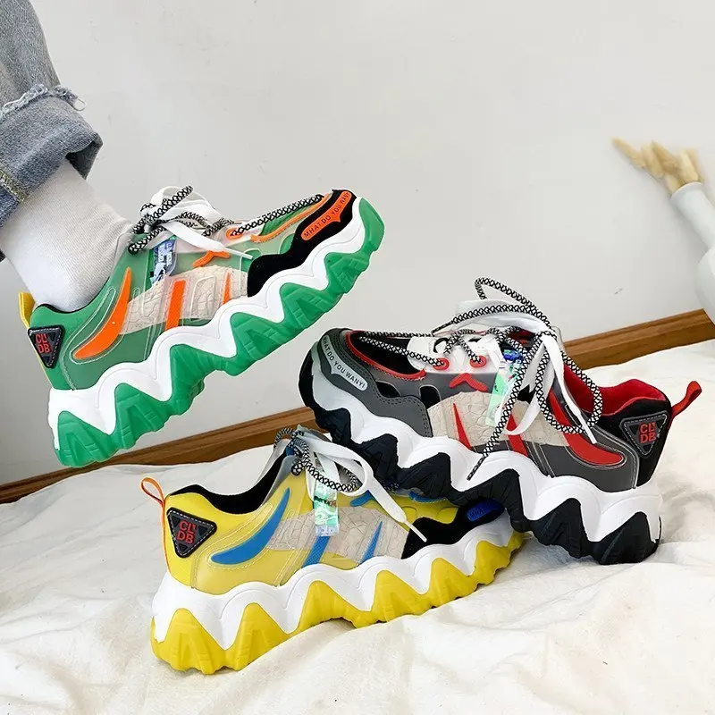 

Autumn student casual sports running thick-soled breathable women's shoes