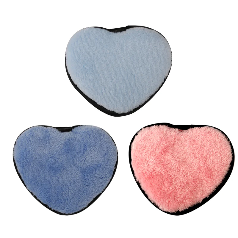 

New Arrivals Cleansing Puff Velvet Surface Microfiber Makeup Remove Sponge Puff, Customized color