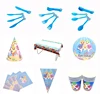 Explosive Children's Birthday Party Supplies Shark Baby Paper Hat Plate Paper Towel Cutlery Set