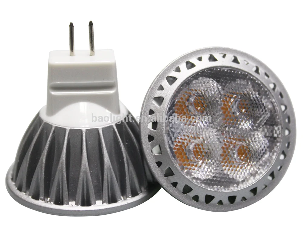 China suppliers gu4 mr11 led 12v 220v dimmable led spotlights