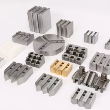 Soft Jaws for CNC Lathe Machine Steel Material Pneumatic/Electric Power High Precision Work Holding Customizable Size