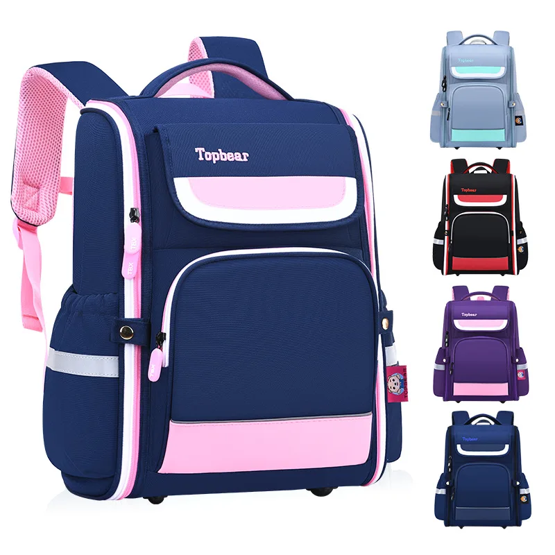

Chiropractic light weight reduction backpack school bags children school bags for children Cute cartoon backpack