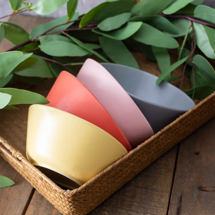 graceful nordic style dinnerware irregular 6 inch matte serving porcelain soup ceramic bowl for sale .jpg