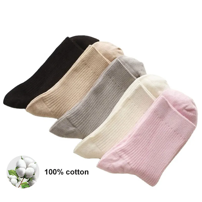 

Ladies calcetines mujer calcetas kaos kaki funky cozy crew knit korean custom oem knitted designer organic cotton women socks