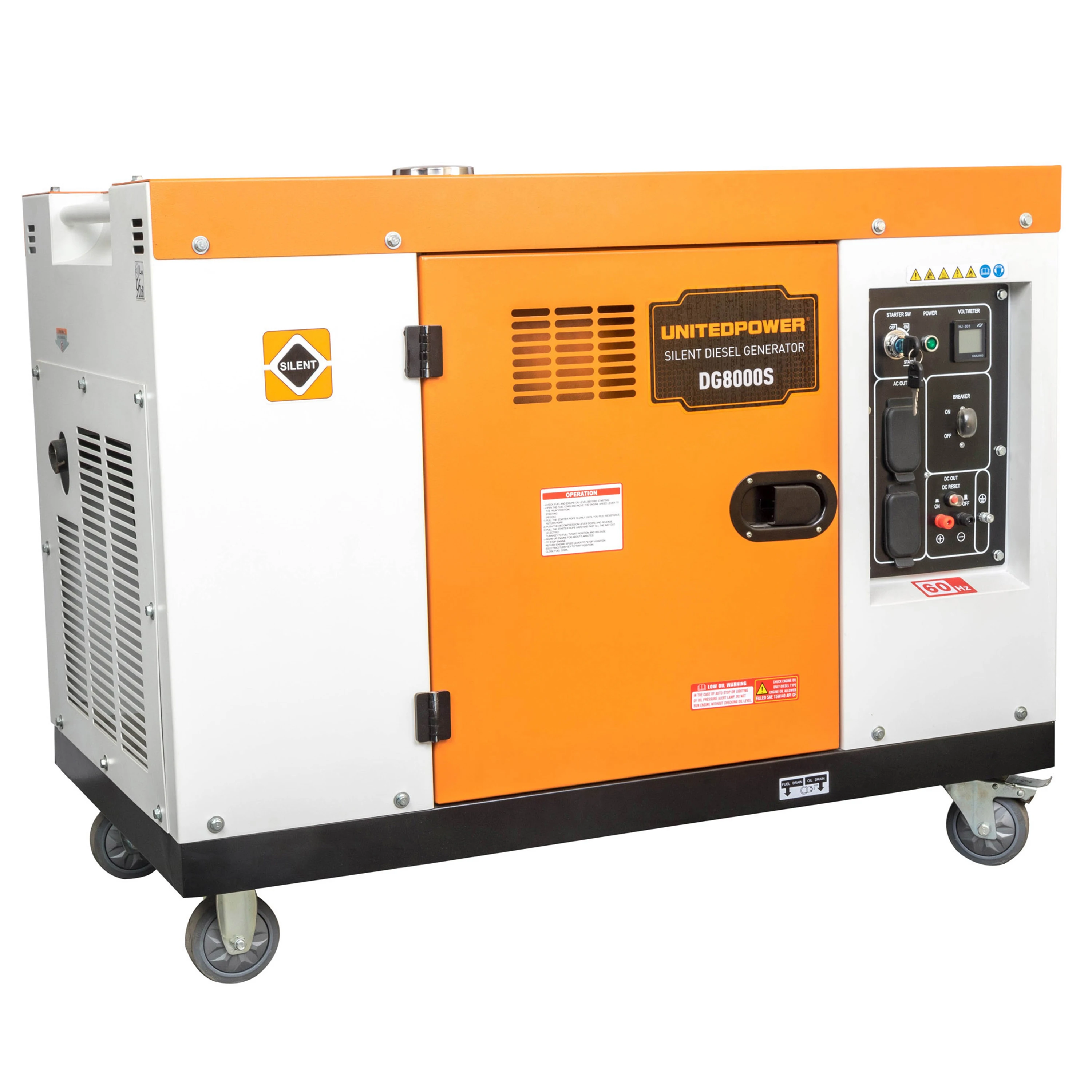 Quiet Portable Power Electric Outdoor 6000Watt Diesel Generators, View Diesel generator