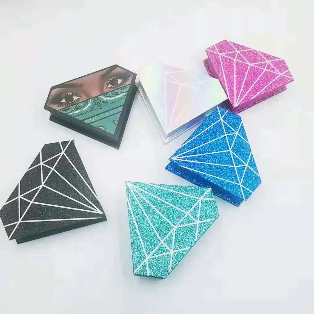 

Hot sale mink eyelash box packaging boxes paper with logo