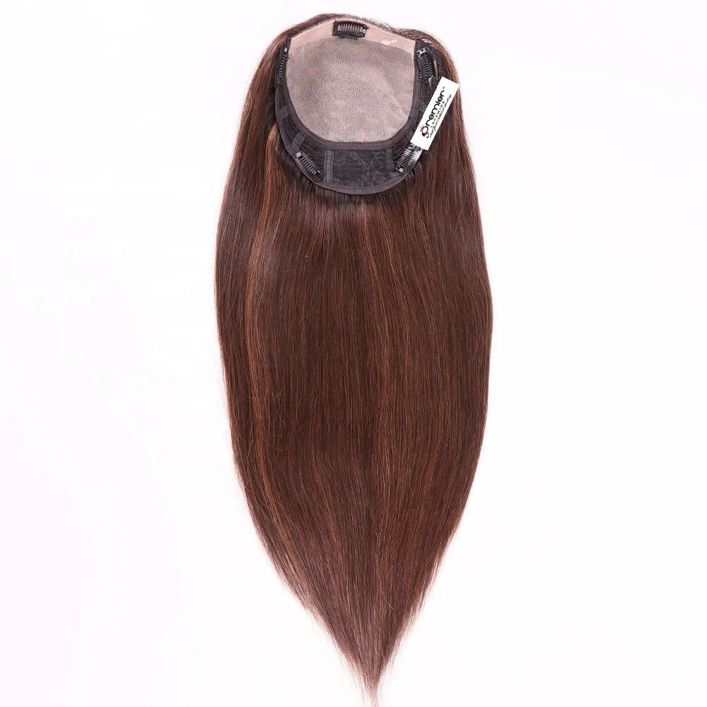 

Full Volume 14"/16"/18" Luxury Layered Hair Topper monofilament frontal crown topper virgin european human hair toppers