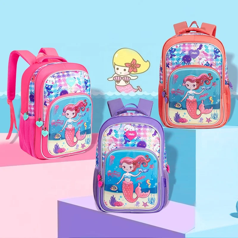 

New 3D EVA Mermaid Girls Children Kids School Backpack Bag Back Pack with Characters
