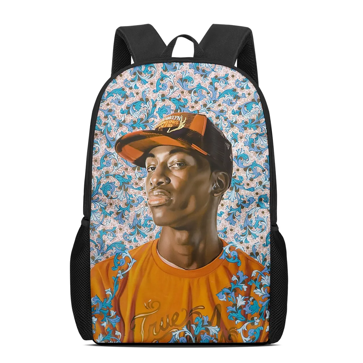 

Black Boy Pattern Stylish Kids Character Pre Backpack School Bags Travelling Storage For School Bags Boys, Customized your own school backpack