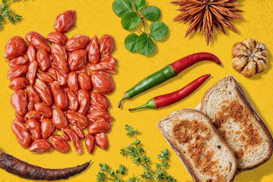 Table showing key jerk seasoning ingredients