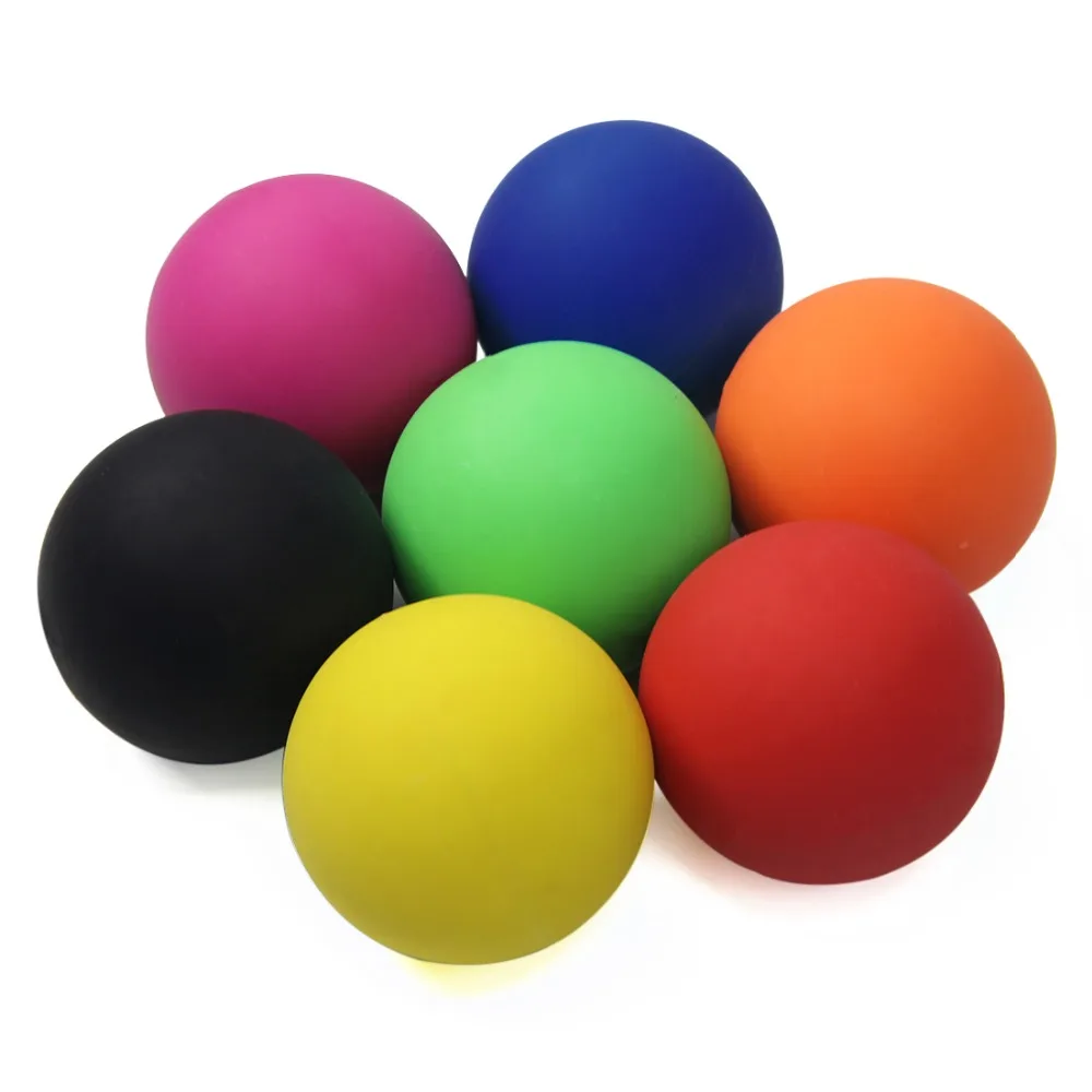 

Hotsale Single Lacrosse Massage Spiky Ball Massage Roller Ball Silicone Ball For Yoga, Customized color