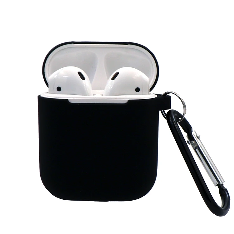 

For airpod skin cover with keychain protective thin case for apple airpod charging case accessories, Black,pink,blue,red gray,white,clear,mint-green