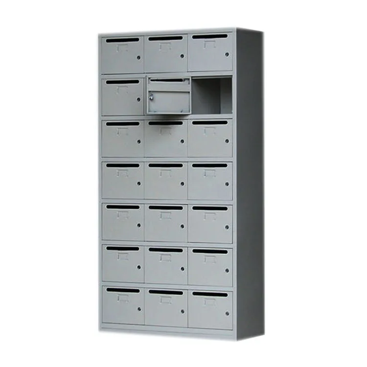 Apartment Outdoor Mailbox Postbox Free Standing Metal Locking