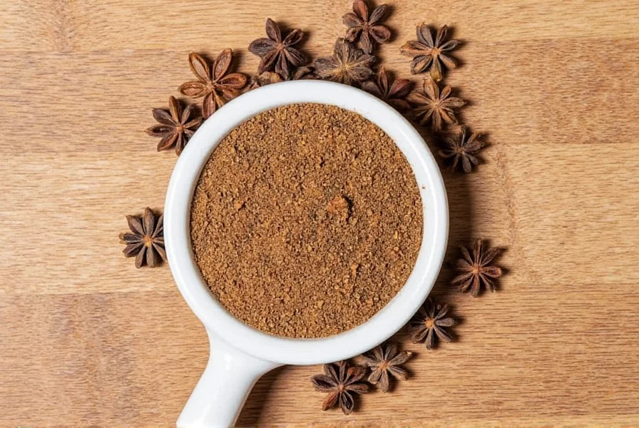 Dried allspice berries showing their small, round shape and dark brown color