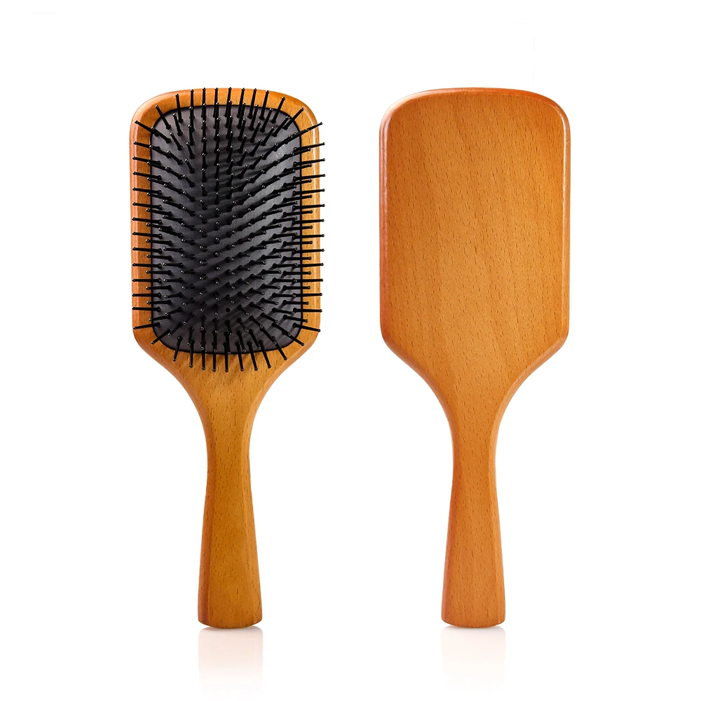 

New Beech Air Cushion Airbag Comb Scalp Massage Comb Home Hairdressing Straight Hair Brush