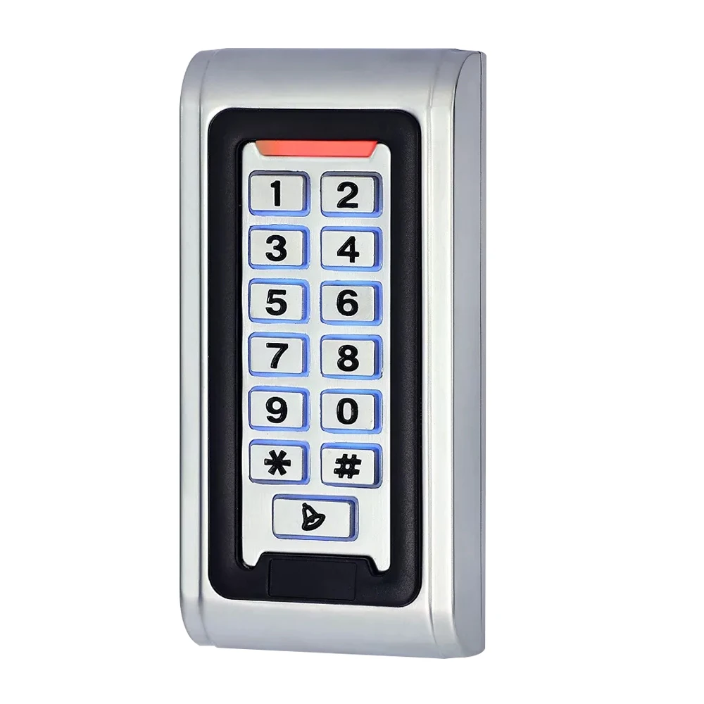 

Auto Door Keypad Waterproof IP68 Metal Case RFID Card Access Control Keypad Stand-alone With 2000 Users