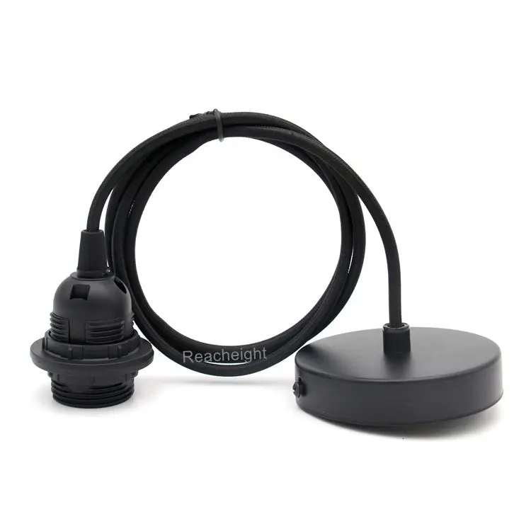 Ceiling Rose Pendant Light Cords Kits With Screw Lamp Holder Fittings