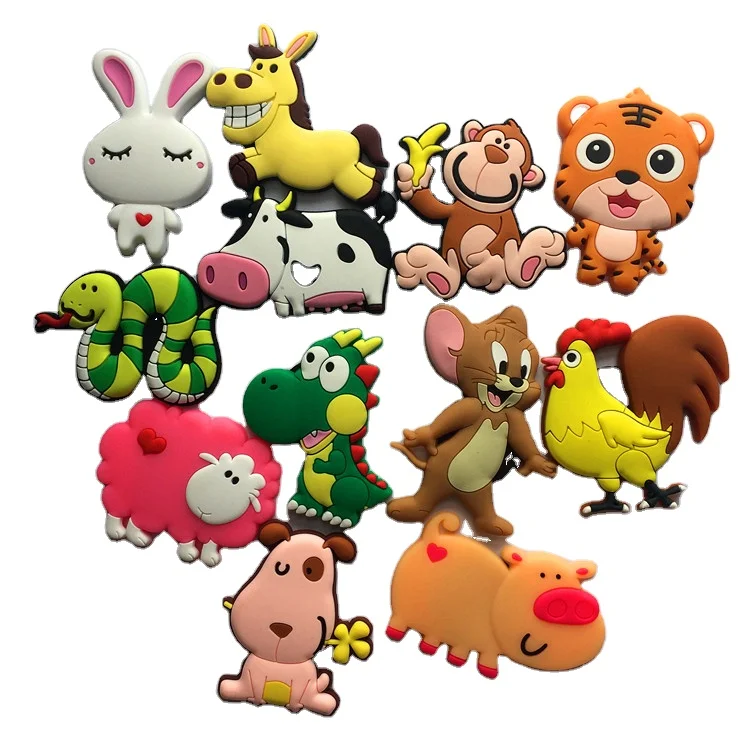 

Chinese cartoon zodiac signs PVC rubber refrigerator magnet