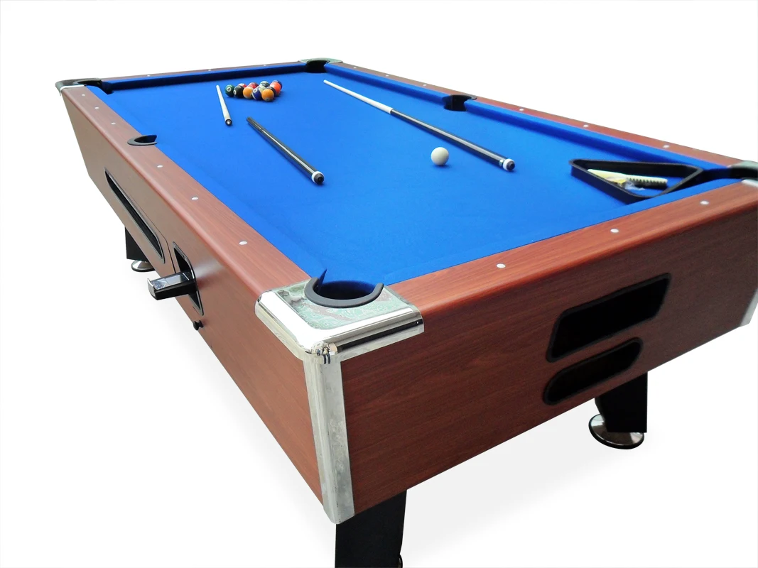 Custom 7ft8ft9ft Coin Operated Token Slate Top Billiard Pool Table