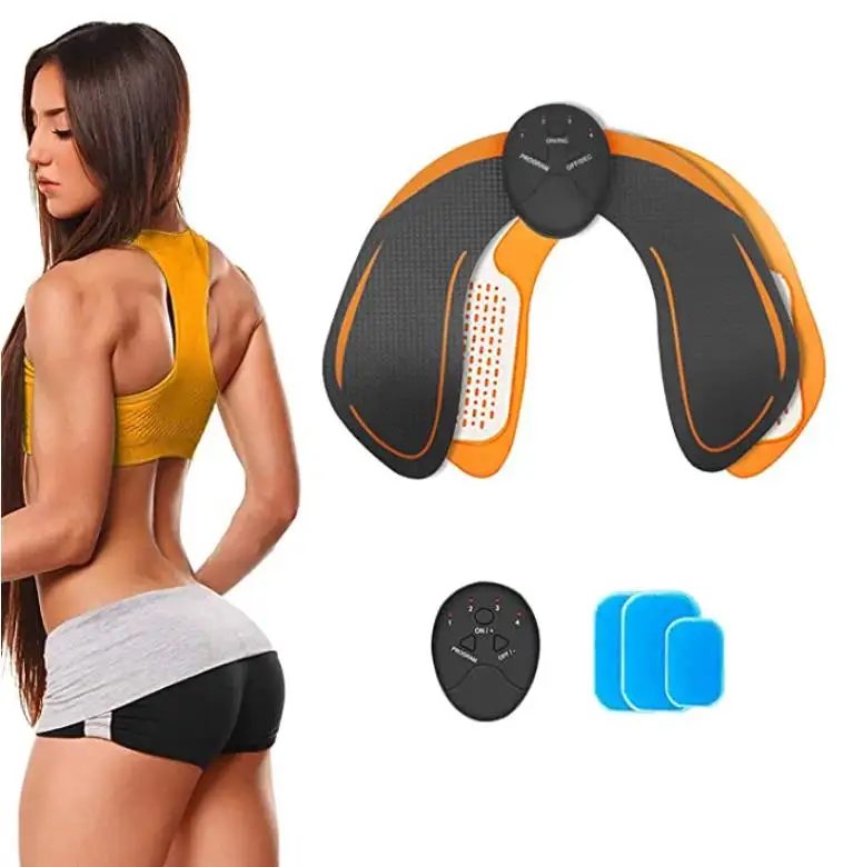 

Hips Trainer Appareil de Fesse Intelligent Portable Massage Electrostimulateurs Musculaire fessier, Black