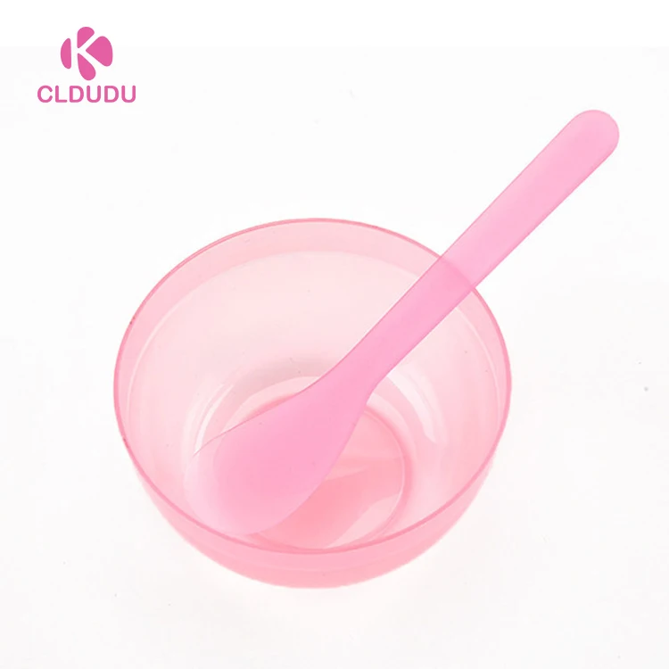 

Cosmetic makeup tools diy PP mask applicator face facial mask mixing bowl set