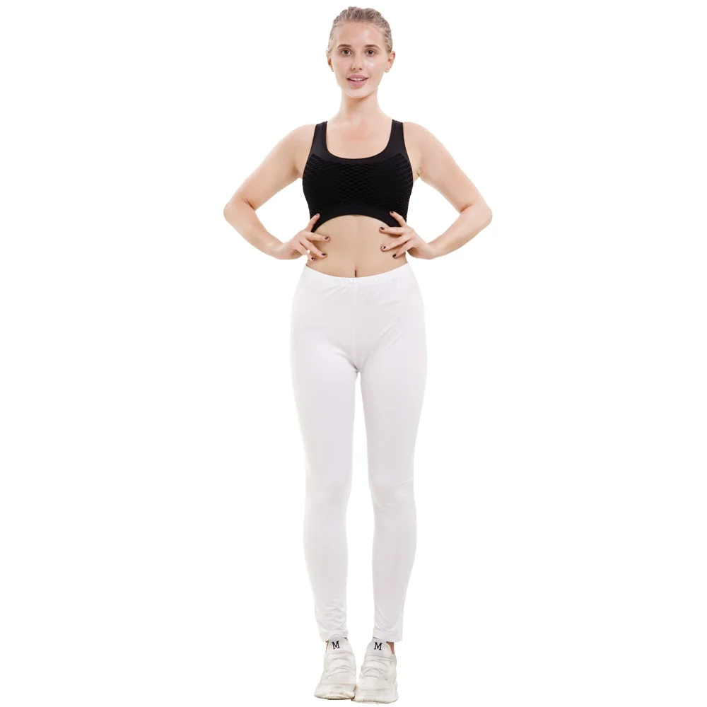 

personalized dye sublimation transfer printing white blank leggings