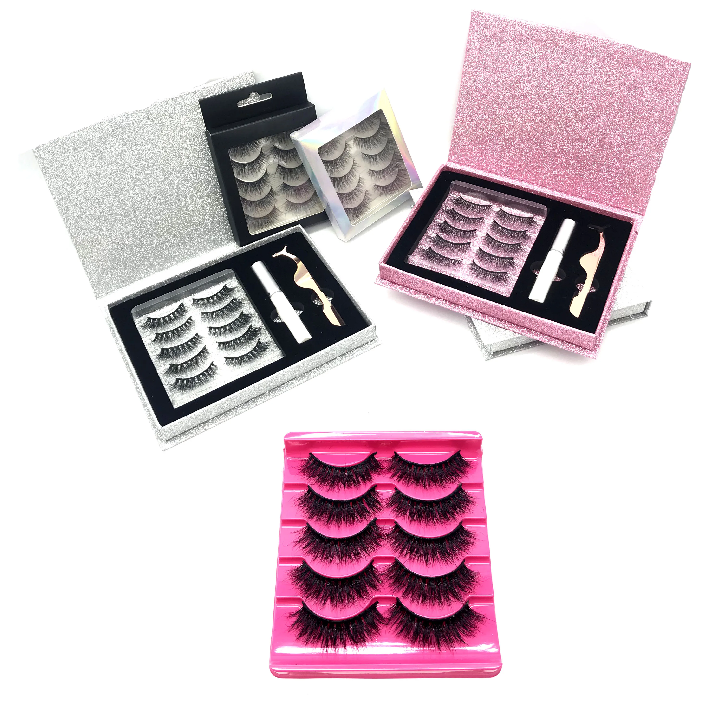 

Professional 3D Mink Eyelash 5 Pack Lashes
