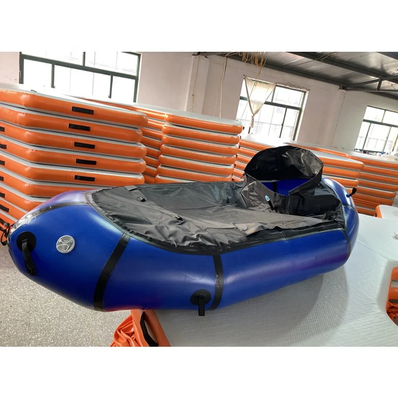 

Customized light weight TPU 1-Person folding inflatable raft and cheap packraft, Optional