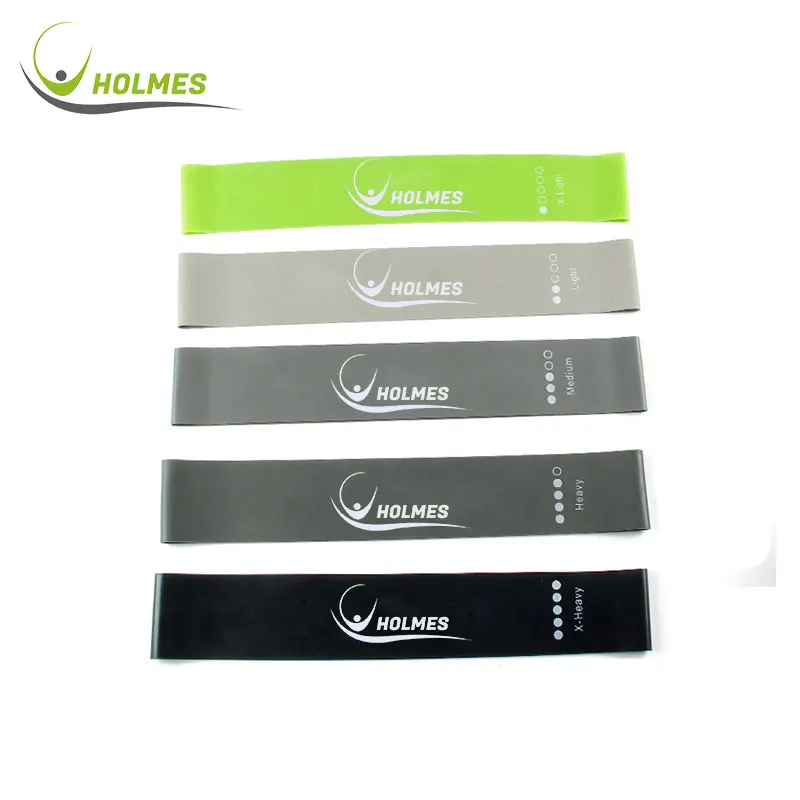 

Home Fitness Stretching Physical Therapy Natural Latex Workout Resistance Exercise Loop Bands, Green+grey/custom