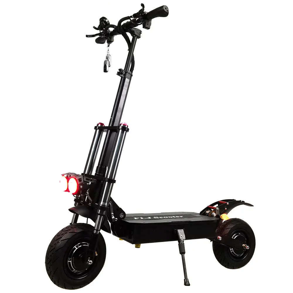 

FLJ 6000W dual motor scooter electric for adults 11inch off road tire dual motor e scooter 50-120 long range powerful
