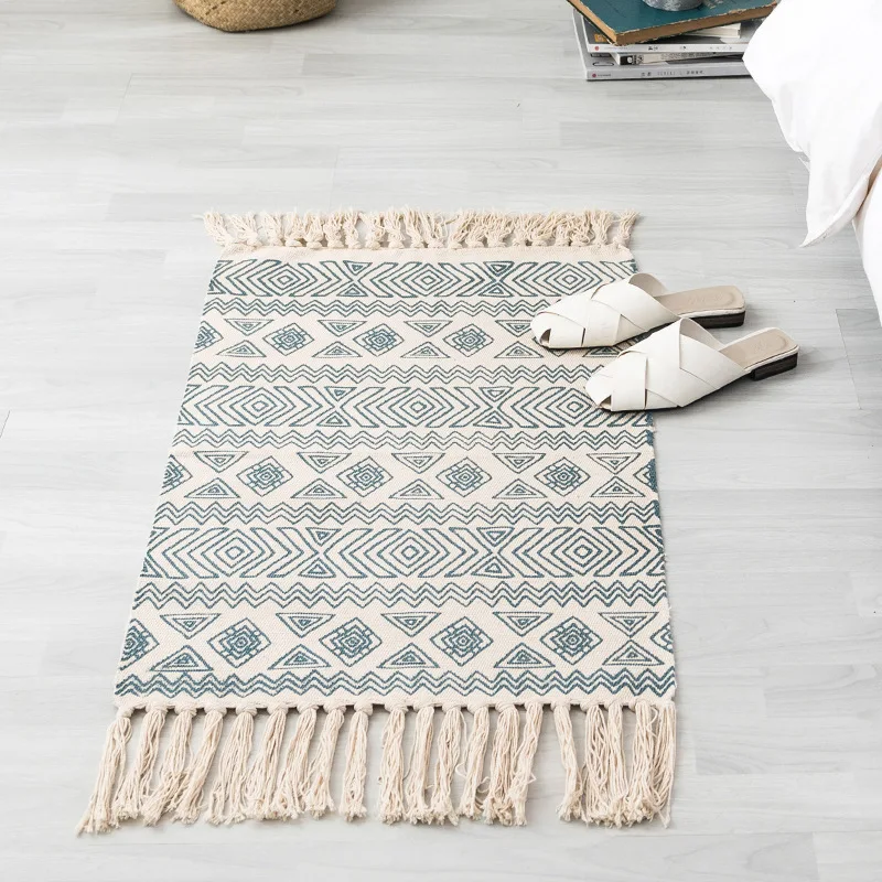 Modern simple kitchen living room printing non-slip mat