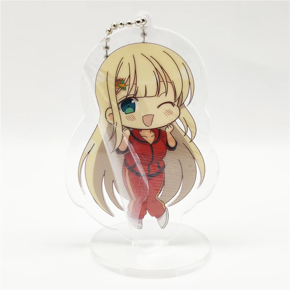 

Free CMYK LED Light Acrylic Keychain Key Chain Anime Acrylic Standee