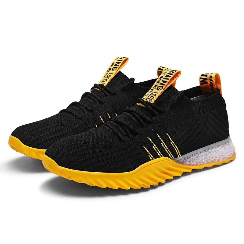 

Men Breathable Running Shoes Fashion Outdoor Male Sports Shoe Popular Men's Casual Fly-woven upper Sneakers, Picture