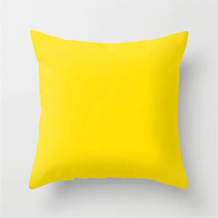 Decorative Custom Square Microbead Yellow Throw Kids Pillows Custom Square Microbead Yellow Throw