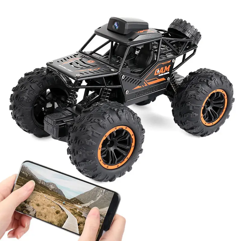 

Tiktok Hot Selling LH C023 1/18 RC Rock Climbing Car 4WD RC Monster Trucks App Control With 720HD WIFI Camera