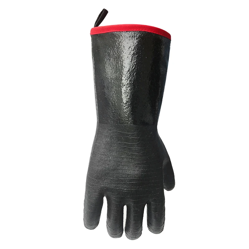 Neoprene Heat Acceptable Resistant Long Gloves - Buy Black Neoprene ...