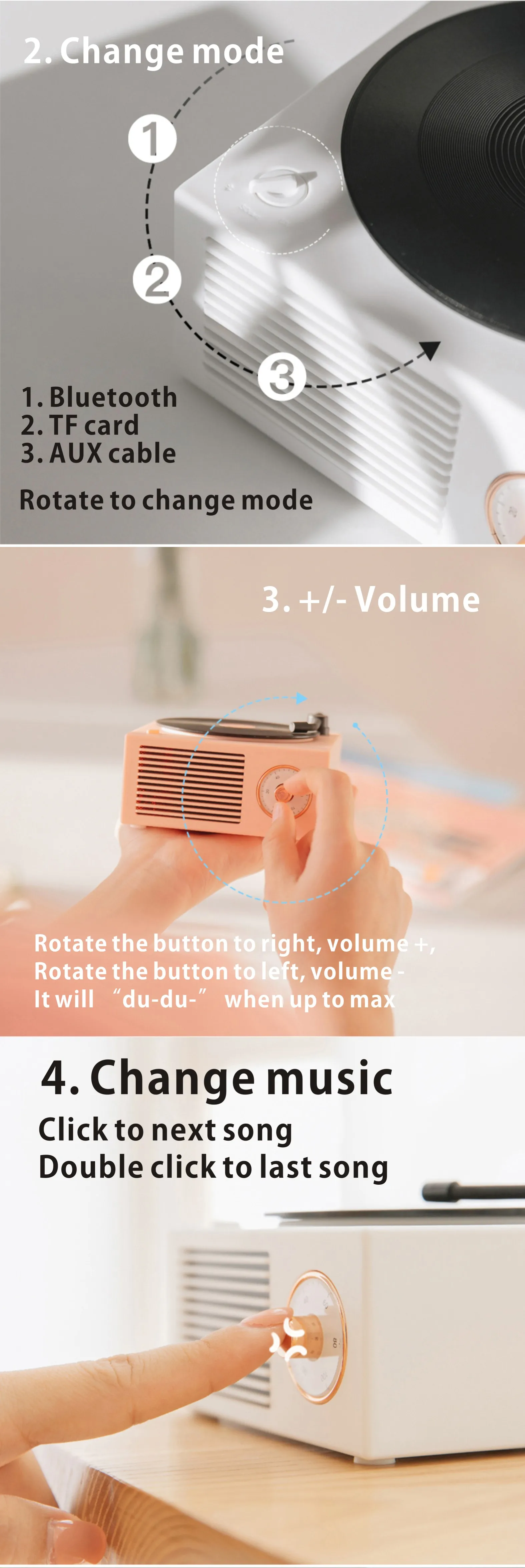 2020 New Amazon X10 Vinyl Portable Bluetooth Smart Sound Speaker - ANKUX.COM