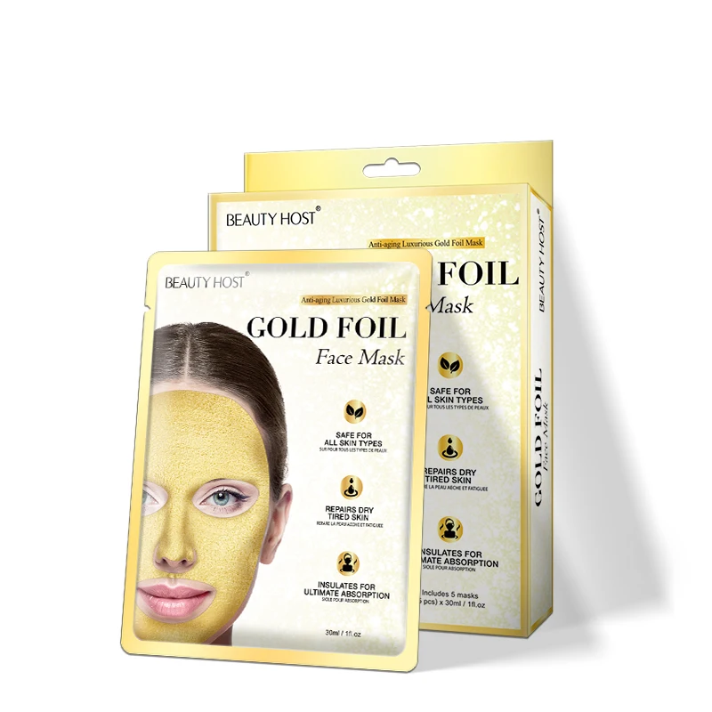 

Skin Care Korea 24K Gold Facial Face Mask Anti Aging Skin Whitening Mask