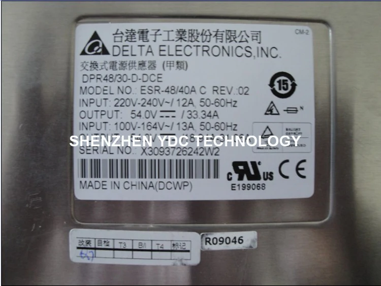 48v 40a Power Rectifier Delta Rectifierdeltaesr48/40a C Dpr48/30d