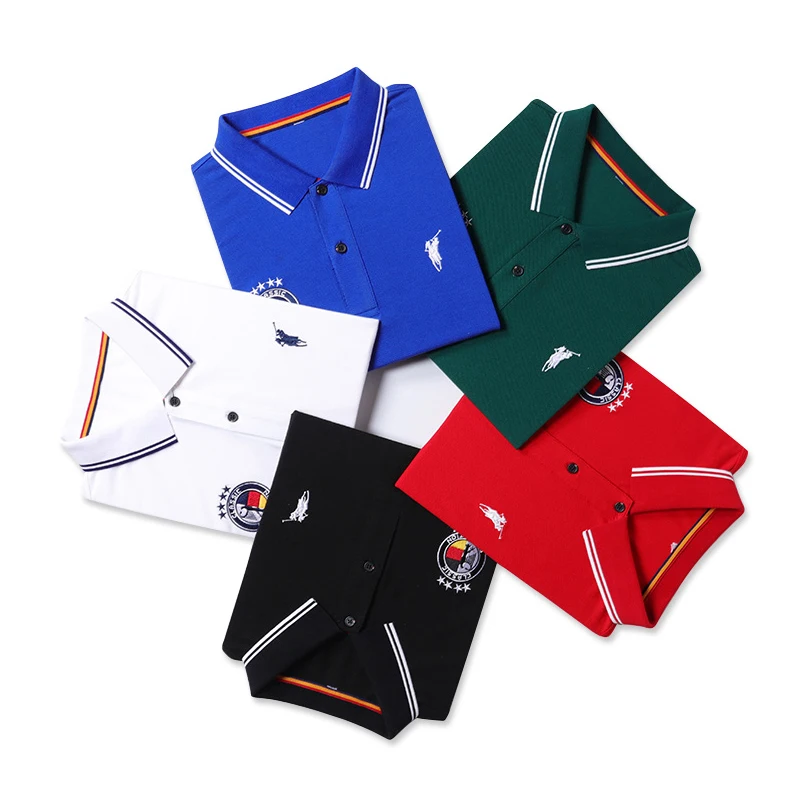 

Best quality wholesale polo shirts custom brand embroidery men's clothing