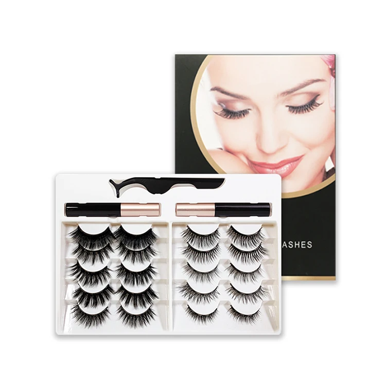

Various Good Quality Magnetic Eyeliner Eyelashes Suit Custom Magnetic Eyelashes