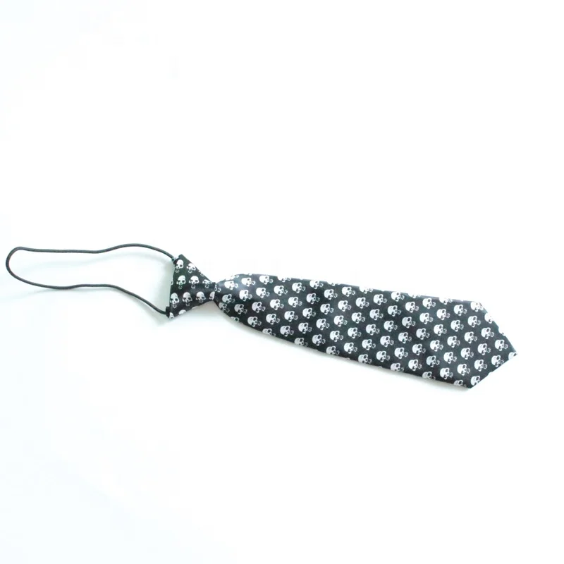 

satin 100% polyester kids baby boys elastic silk tie, Picture