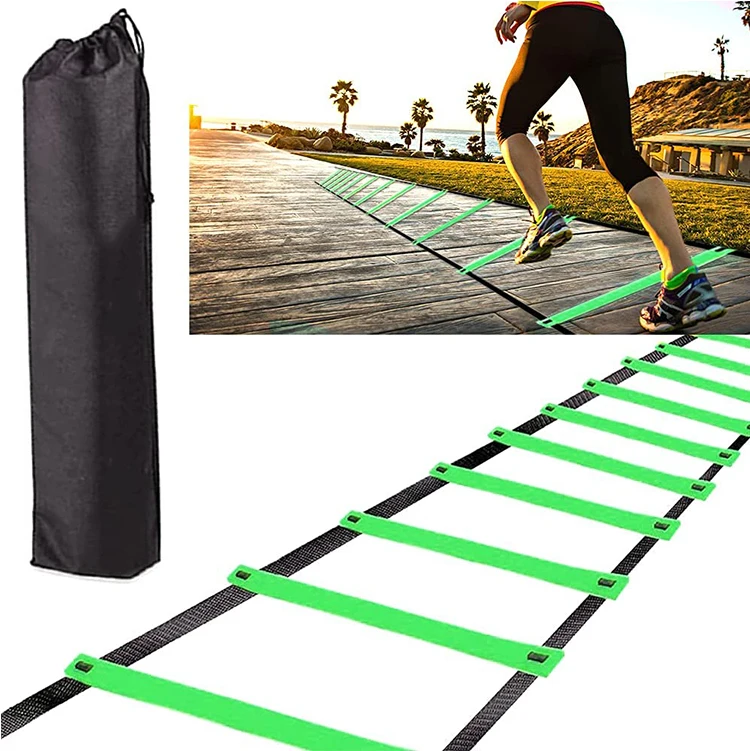 

Speed Agility Training Set,Exercise Equipment Kit For Soccer/football- Agility Ladder And Cones,Resistance Running Parachute