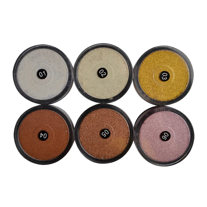 

Loose eyeshadow glitter Mini eyeshadow pallet 6 color eyeshadow palette private label