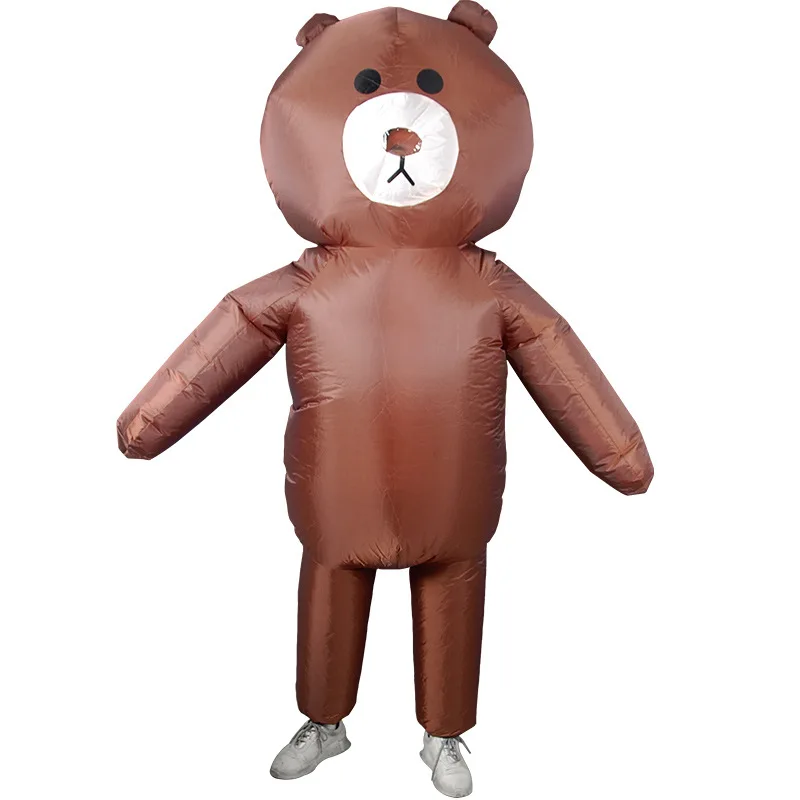 Los bebés Peludo del Niño Disfraces Niñas Niños Del Oso De Peluche Marrón Peluche Ted Traje De Lujo